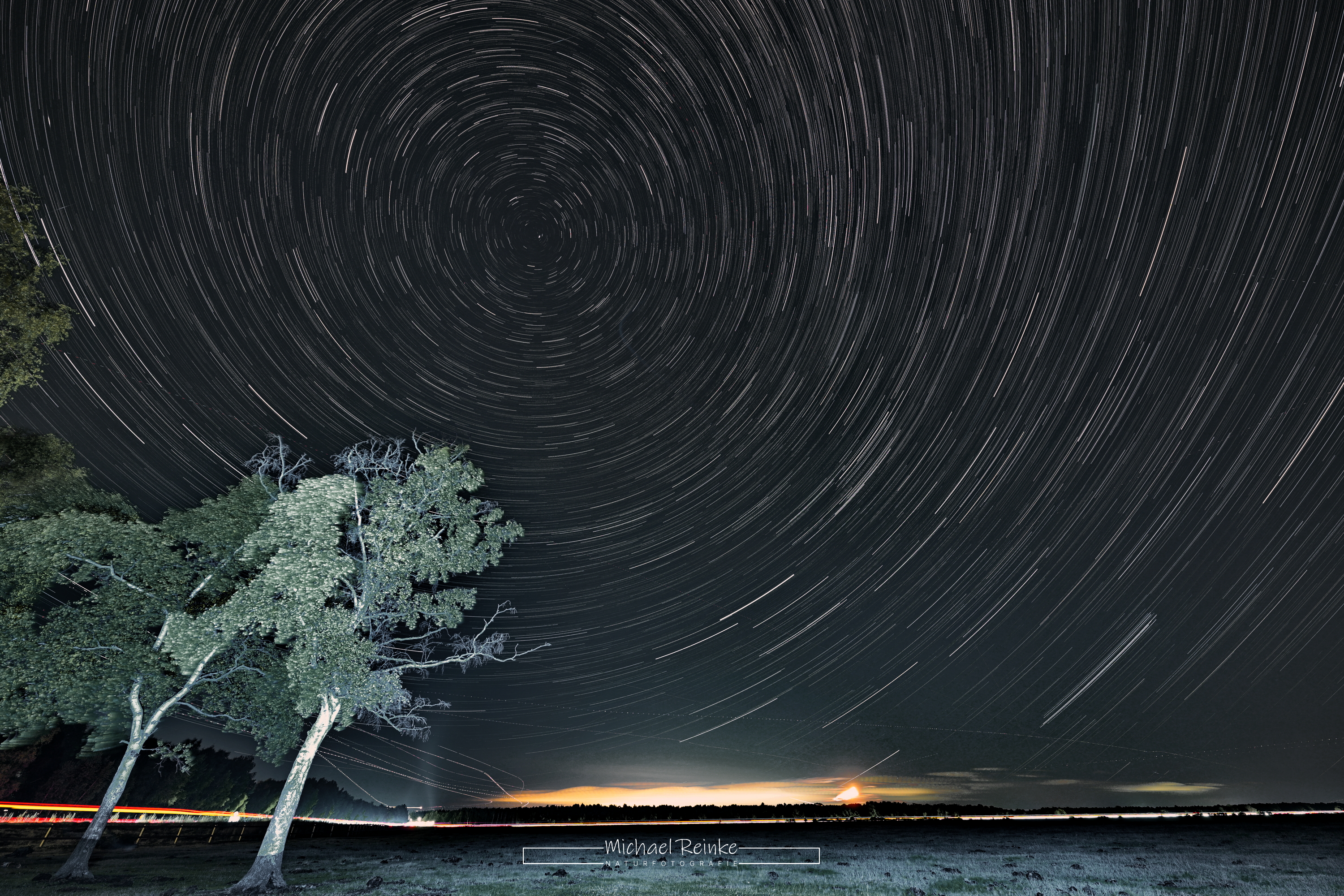 Sternenhimmel über Skanörs Ljung