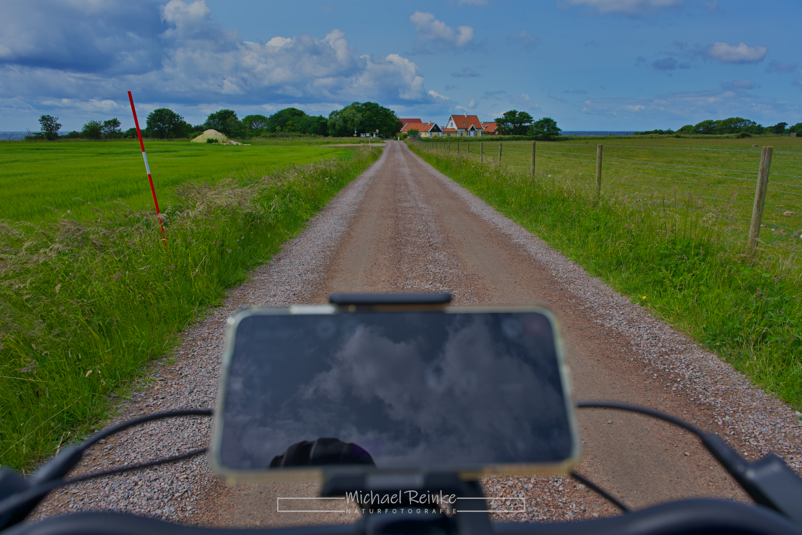 Radweg auf der Kullen-Halbinsel